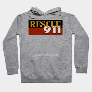 Retro Rescue 911 Logo Hoodie